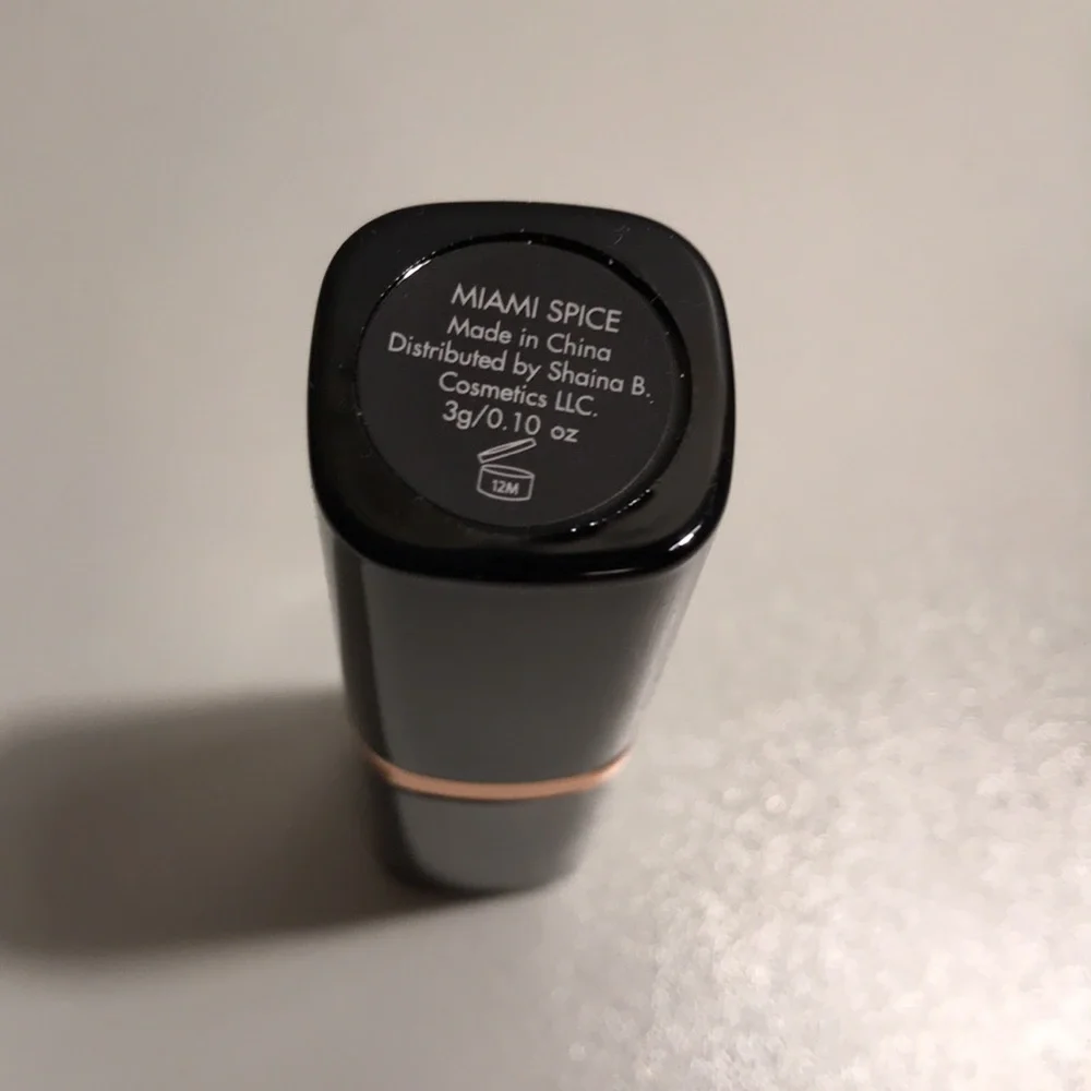 Shaina B Miami lipstick in shade Miami Spice NEW